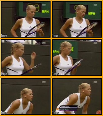 video ose de Anna Kournikova